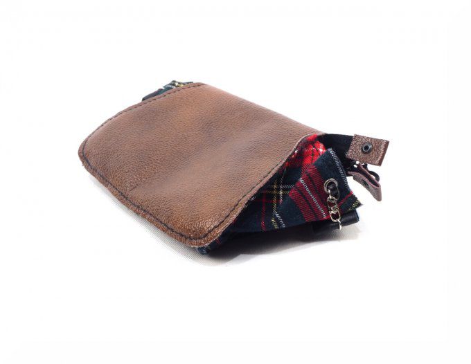 Pocket Belt Red Plaid