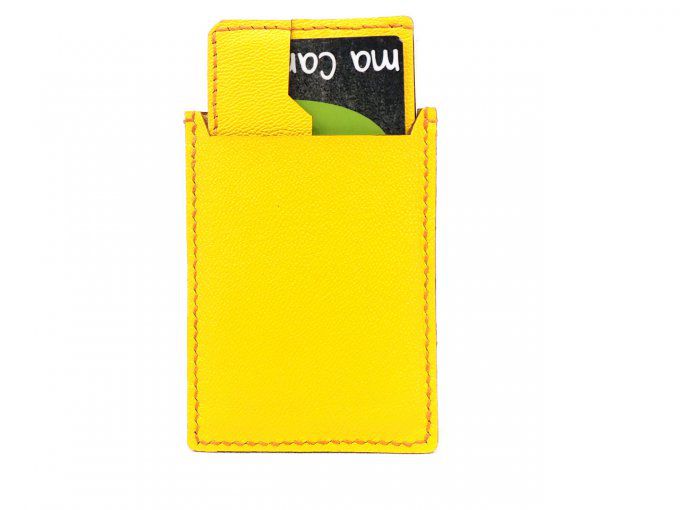 Mon Petit Porte-Cartes Jaune